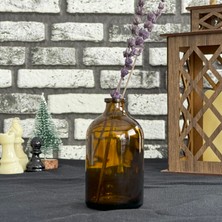 100ML Amber Kahverengi Cam Şişe Vazo
