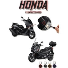 Motobisavm Honda Işıklı Logo / Beyaz