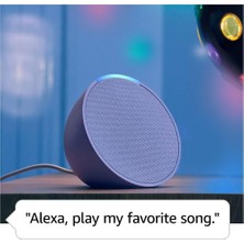 Amazon Echo Pop - Tam Ses Kompakt Akıllı Hoparlör - Siyah