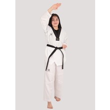 Hann-Do Taekwondo / Tekvondo Elbisesi Elite Fighter Siyah Yaka Dobok