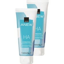 Avon Anew Hyalüronik Asit İçeren Gece Maskesi İkili Set 75 ml