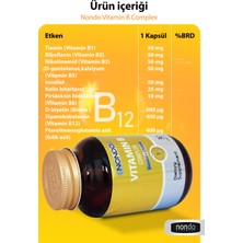 Nondo Vitamin B Complex 30 Kapsül