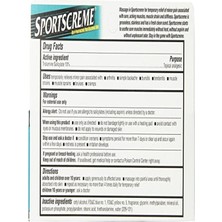 Sportscreme Deep Penetrating Pain Relieving Rub 3oz