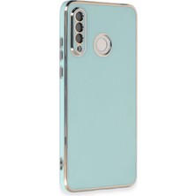 Newface Huawei P30 Lite Kılıf Volet Silikon - Açık Yeşil 13