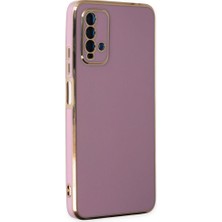 Newface Xiaomi Redmi 9t Kılıf Volet Silikon - Mor 13