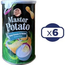 Master Potato Soğanlı & Ekşi Kremalı Cips 60 gr x 6 Adet