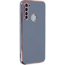 Newface Xiaomi Redmi Note 8 Kılıf Volet Silikon - Mavi 13