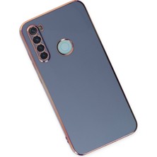 Newface Xiaomi Redmi Note 8 Kılıf Volet Silikon - Mavi 13