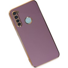 Newface Xiaomi Redmi Note 8 Kılıf Volet Silikon - Mor 13