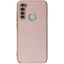 Newface Xiaomi Redmi Note 8 Kılıf Volet Silikon - Pembe 13