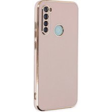 Newface Xiaomi Redmi Note 8 Kılıf Volet Silikon - Pembe 13