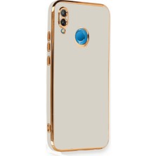 Newface Huawei P20 Lite Kılıf Volet Silikon - Beyaz 13