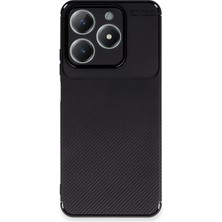 Newface Realme C63 Kılıf Auto Focus Karbon Kapak - Siyah 13