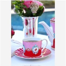 Pip Studio Love Birds Çay Fincanı Kırmızı Pembe 200 ml