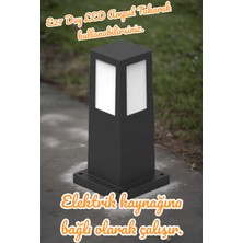 Full Reyon 29 cm E27 Duylu Eyfel Aplik, Bahçe Duvar, Yol, Çim Aydınlatma Armatürü, Set Üstü Dekoratif Aplik