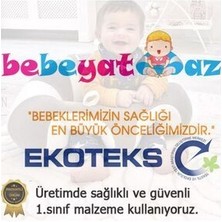 Bebe Yatmaz Çıngıraklı Bej Bebeyatmaz Bebek Oturma Destek Minderi Bebek Koltuğu