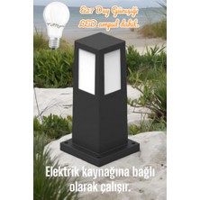 Full Reyon 29 Cm, 10 Watt Günışığı Ampullü, Set Üstü Aplik, Bahçe Duvar Armatürü, Çim, Çiçek, Bahçe Yolu Apliği