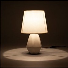 Nisaluce Nisa Luce Candy Seramik Abajur-Krem
