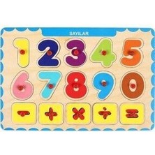 Maketçiniz 4 Adet Ahşap Bul Tak Eğitici Yapboz Puzzle Seti 2