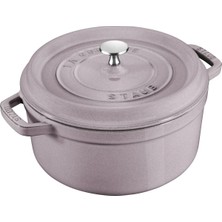 Staub La Cocotte 24CM 3,7 Kiraz Çiçeği Yuvarlak Döküm Tencere - 405088590