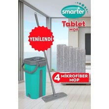 SMARTER TABLET MOP 4 MİKROFİBER MOP TEMİZLİK SETİ