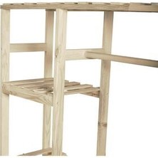 Pinoxi Ahşap Açık Gardırop 30X100X160 cm