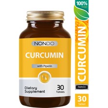 Nondo Curcumin Zerdaçal Ekstresi 30 Kapsül (Kurkumin, Piperin)