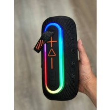 ADONIS Flip 6 Max Siyah Bluetooth Hoparlör Güçlü Ses, Şık Tasarım