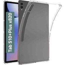 Fogy Samsung Galaxy Tab S10+PLUS X820 Case Köşe Korumalı Airbagli Silikon Kılıfı