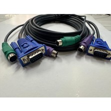 Leonpro 5 Metre Kvm Switch Kablosu Erkek Erkek Kvm Kablo