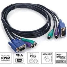 Leonpro 5 Metre Kvm Switch Kablosu Erkek Erkek Kvm Kablo