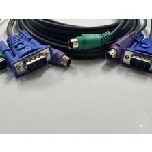 Leonpro 5 Metre Kvm Switch Kablosu Erkek Erkek Kvm Kablo