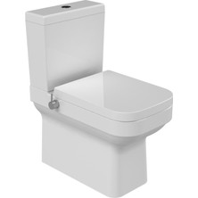 Turkuaz Noura Entegre Ara Musluklu Duvara Sıfır Klozet