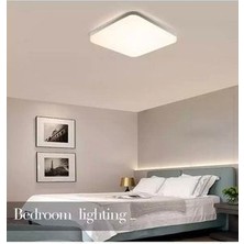 Lux Home Büyük Boy 24W Modern Tavana Sıfır Kare Plafonyer LED Avize Panel Light 6500K Cold White