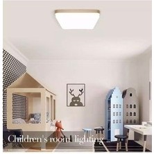 Lux Home Büyük Boy 24W Modern Tavana Sıfır Kare Plafonyer LED Avize Panel Light 6500K Cold White