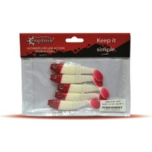 Captain 3569 Style Soft Serisi 8cm 5li Paket Silikon Yem 01