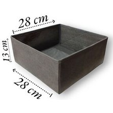 Balkan Room 2'li Çekmece Içi Düzenleyici Organizer Set - Çok Amaçlı Dolap Içi Kutu Seti ( 28*28*13CM )