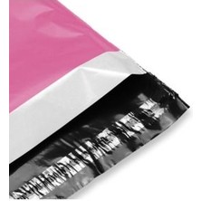 Ambalaj Pazarı 100 Adet Kendinden Yapışkanlı Fuşya Kargo Poşeti 18 x 25+5 cm Ölçülerinde