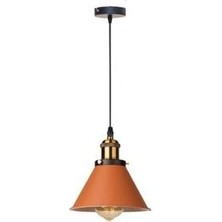 Rsylight Retro Dekoratif Tekli Bakır Rustik Metal Sarkıt Avize 17 cm