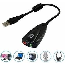 Maxgo 2108 Usb Ses Kartı 12 Kanal Çevirici Dönüştürücü Laptop Harici Kartı Mikrofon Kulaklık Girişli