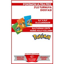 Mythos Cards Ultra Pro - Pokemon 3'lü Turnuva Dosyası