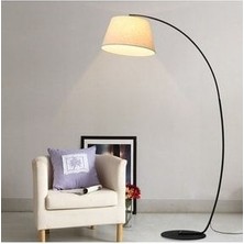 Riolight  Retro Hareketli Kumaş Başlık Lambader Köşe Lambası