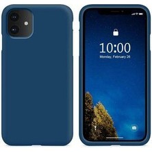 Meri Case Apple iPhone 11 Uyumlu Logolu Içi Kadife Lansman Kılıf Arka Kapak