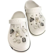 Josellini Jibbitz Crocs Süsü, 12'li Terlik Aksesuarı, Crocs Terlik Taşı