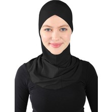 Ecardin Çapraz Hijab - St 232 Siyah