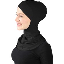 Ecardin Çapraz Hijab - St 232 Siyah