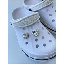 Josellini 2’li Terlik Aksesuarı, Taşlı Crocs Süsü