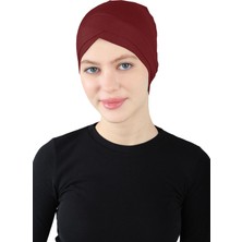 Ecardin Çapraz Geçme Bone - St 060 Bordo