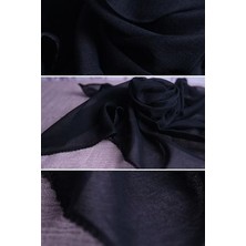 Hürrem Bone Siyah 90 x 90 cm Iç Tülbent Pamuklu 1007B_01