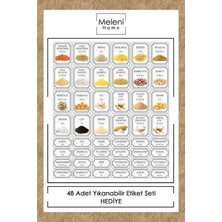 Meleni Home 24'lü Mega Set Pino Kare Erzak Saklama Kabı Seti Antrasit 8x(0,50 Lt-1,10 Lt -1,70 Lt) Etiketli